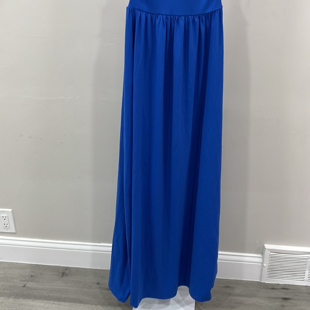 Susana Monaco halter snap maxi dress blue - Picture 4 of 11